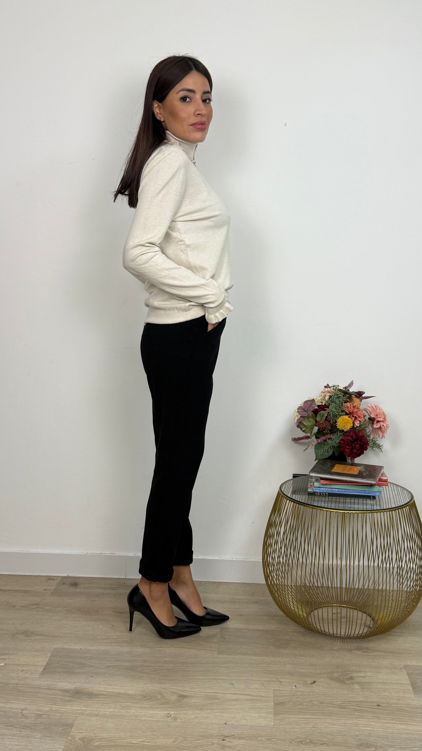 Pantalone in Velluto a Sigaretta