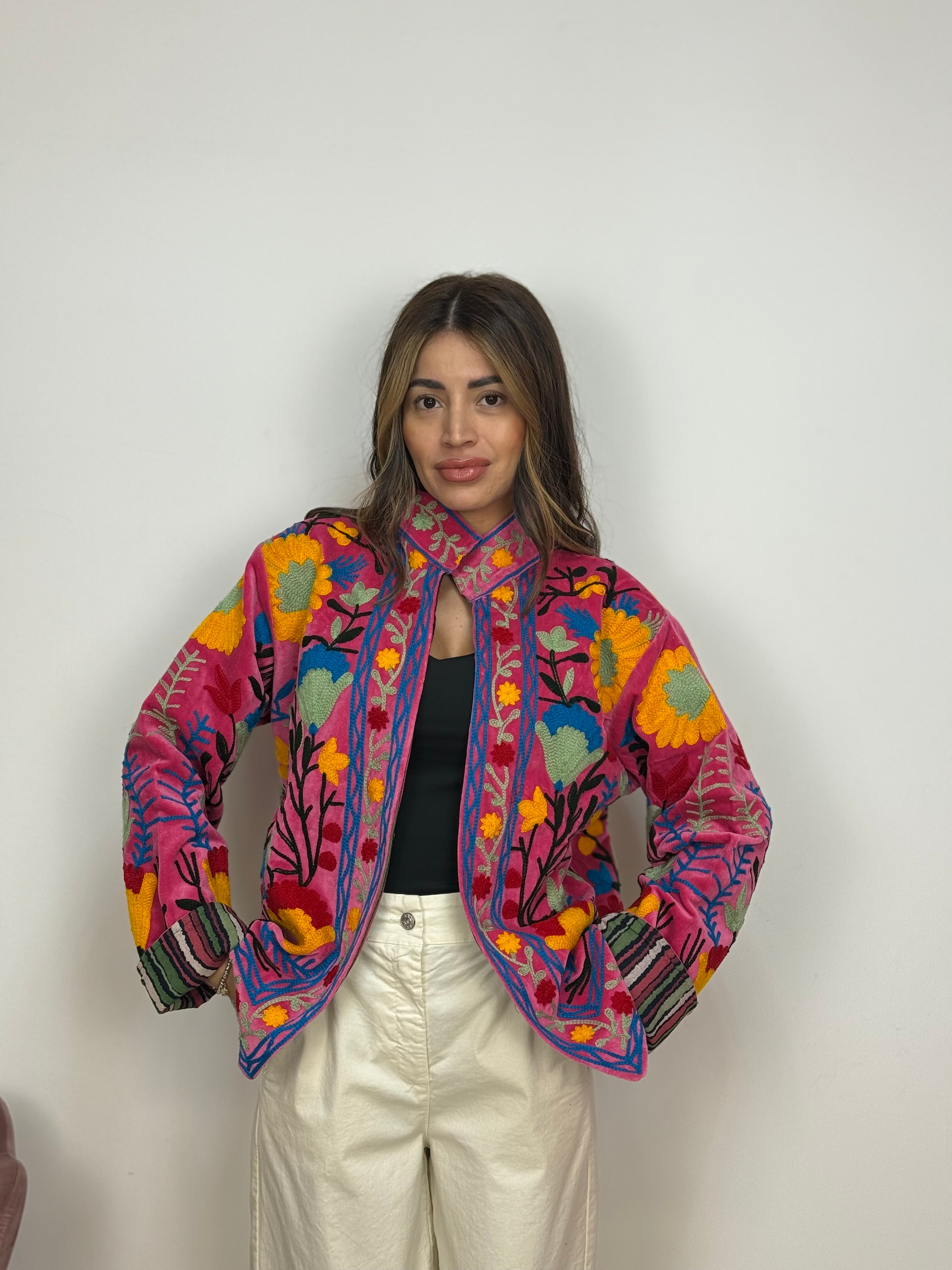 Giacca etniche ricamate