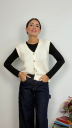 Gilet con Bottoni