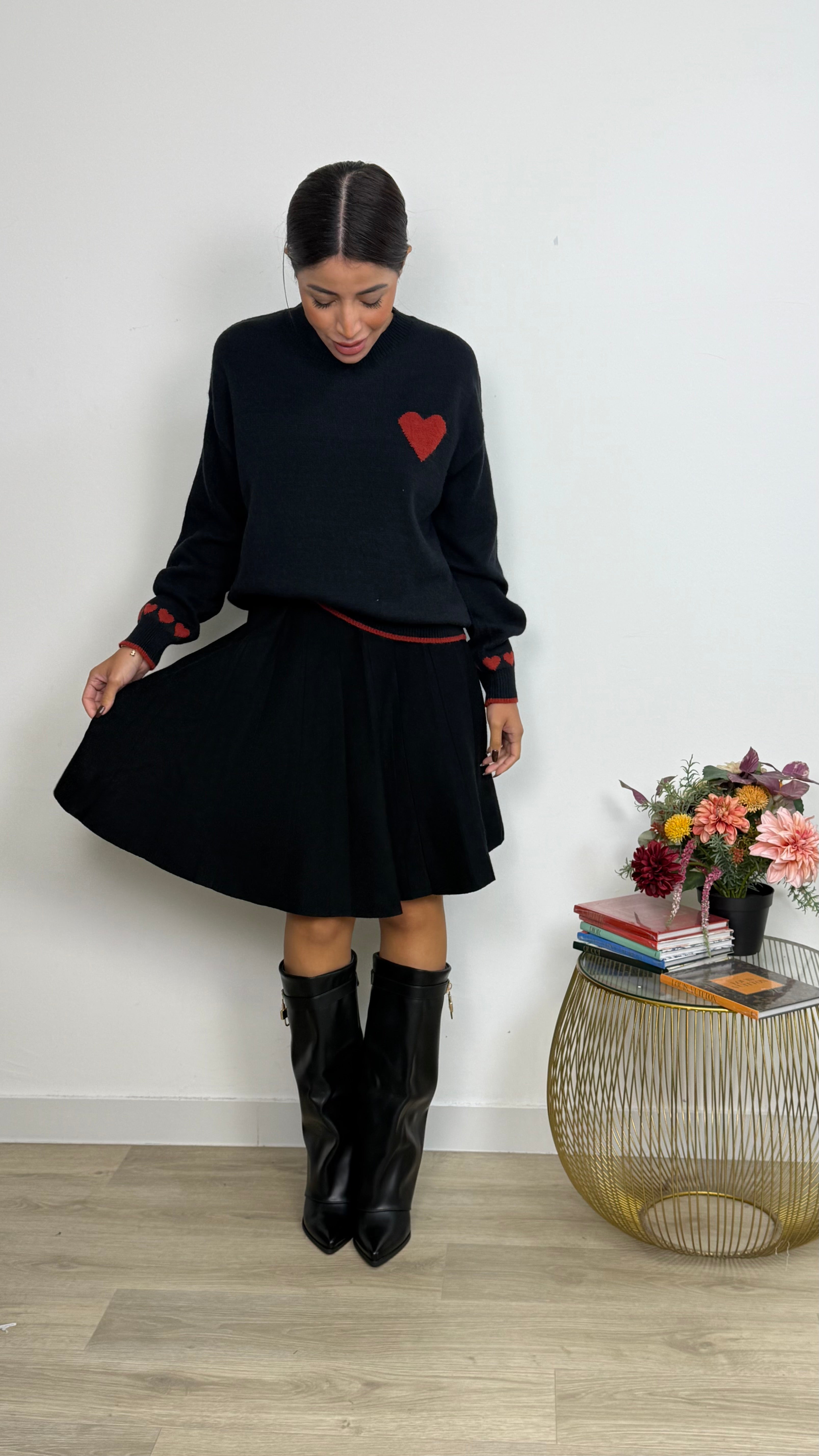 Gonna in Maglia Plissetata