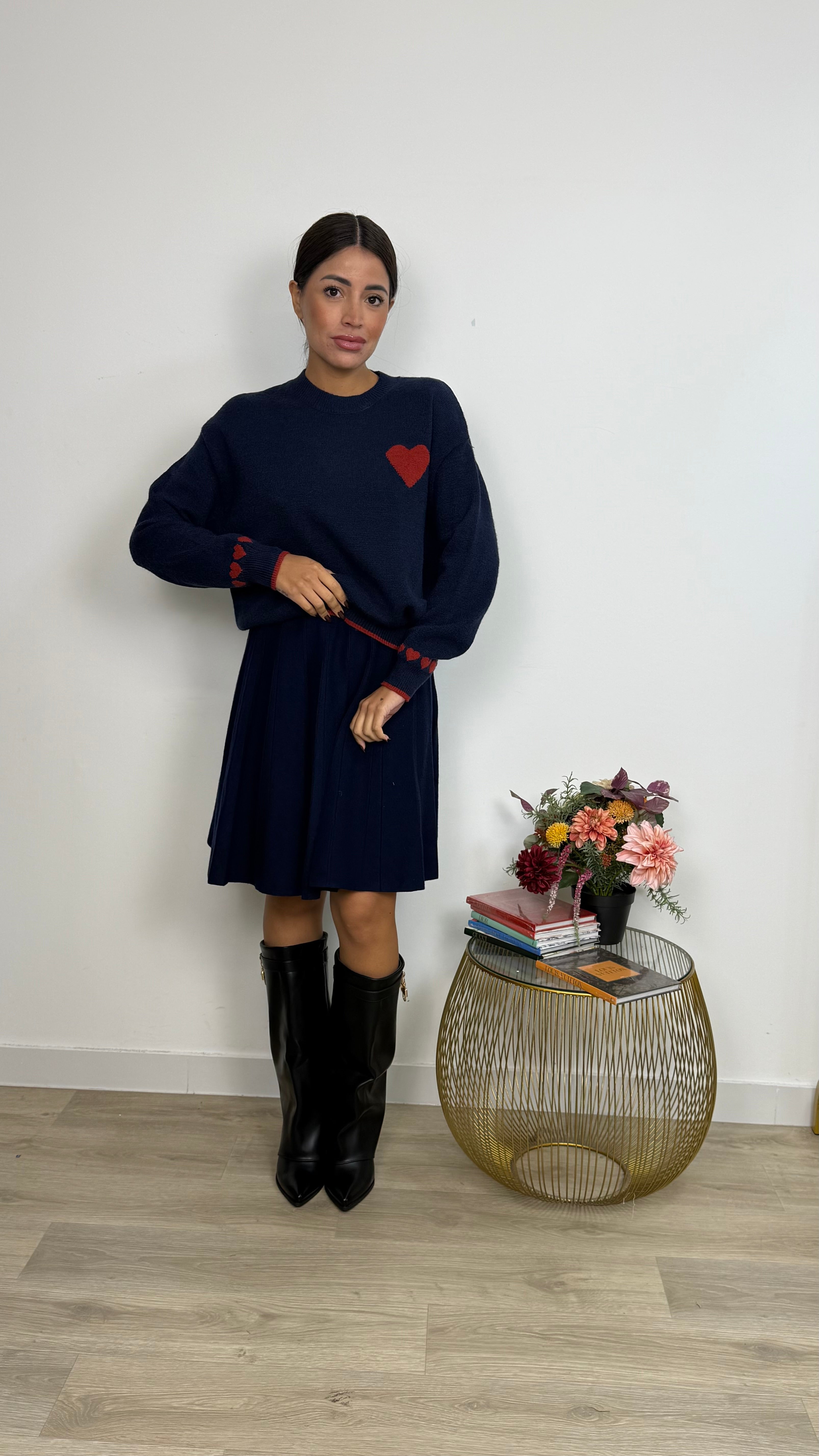 Gonna in Maglia Plissetata