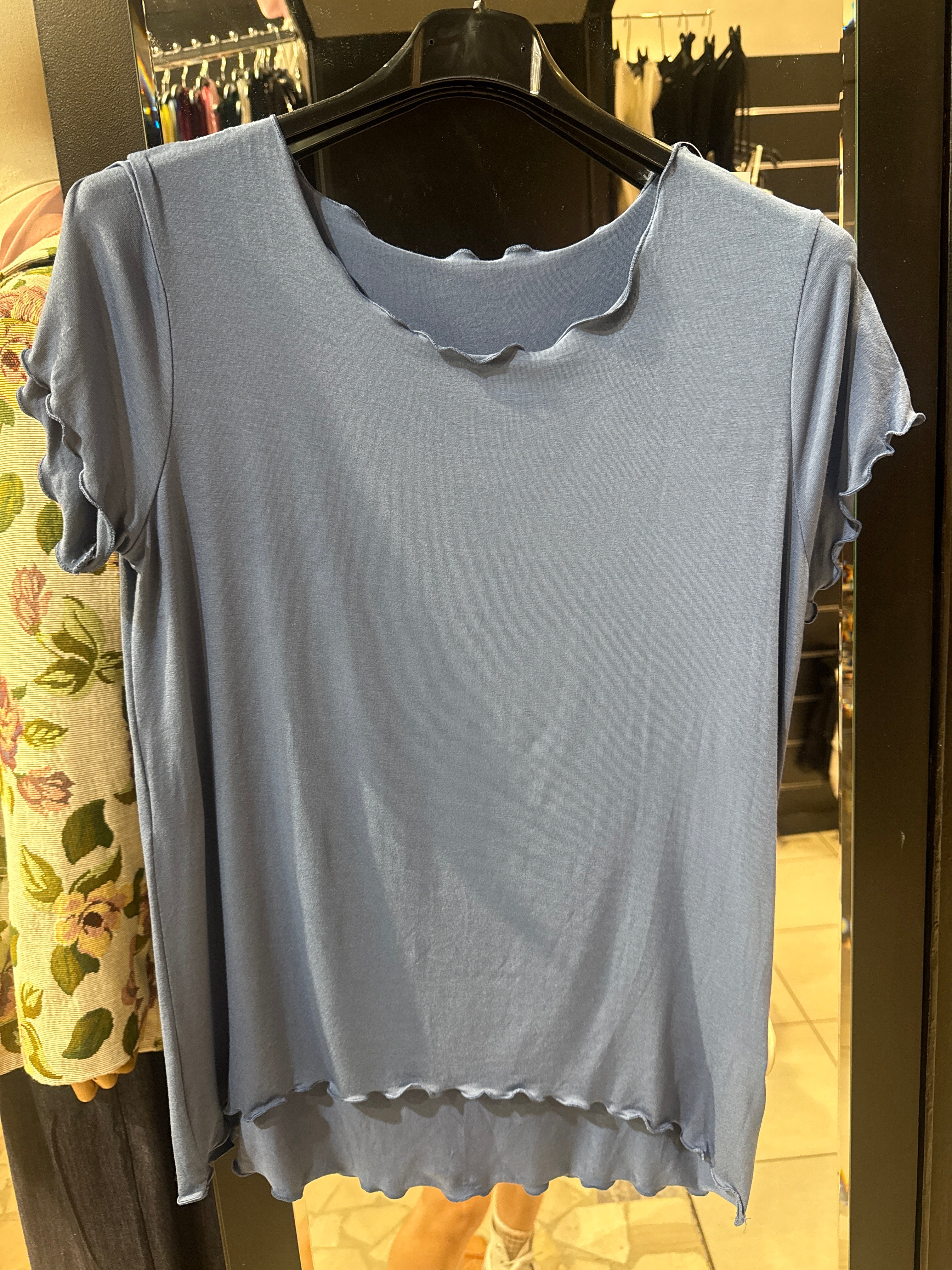 Maglia con Pieghe Lunga
