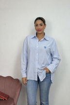 Camicia Over con Cuore Laterale