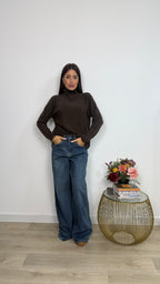 Maglione a Collo Mock