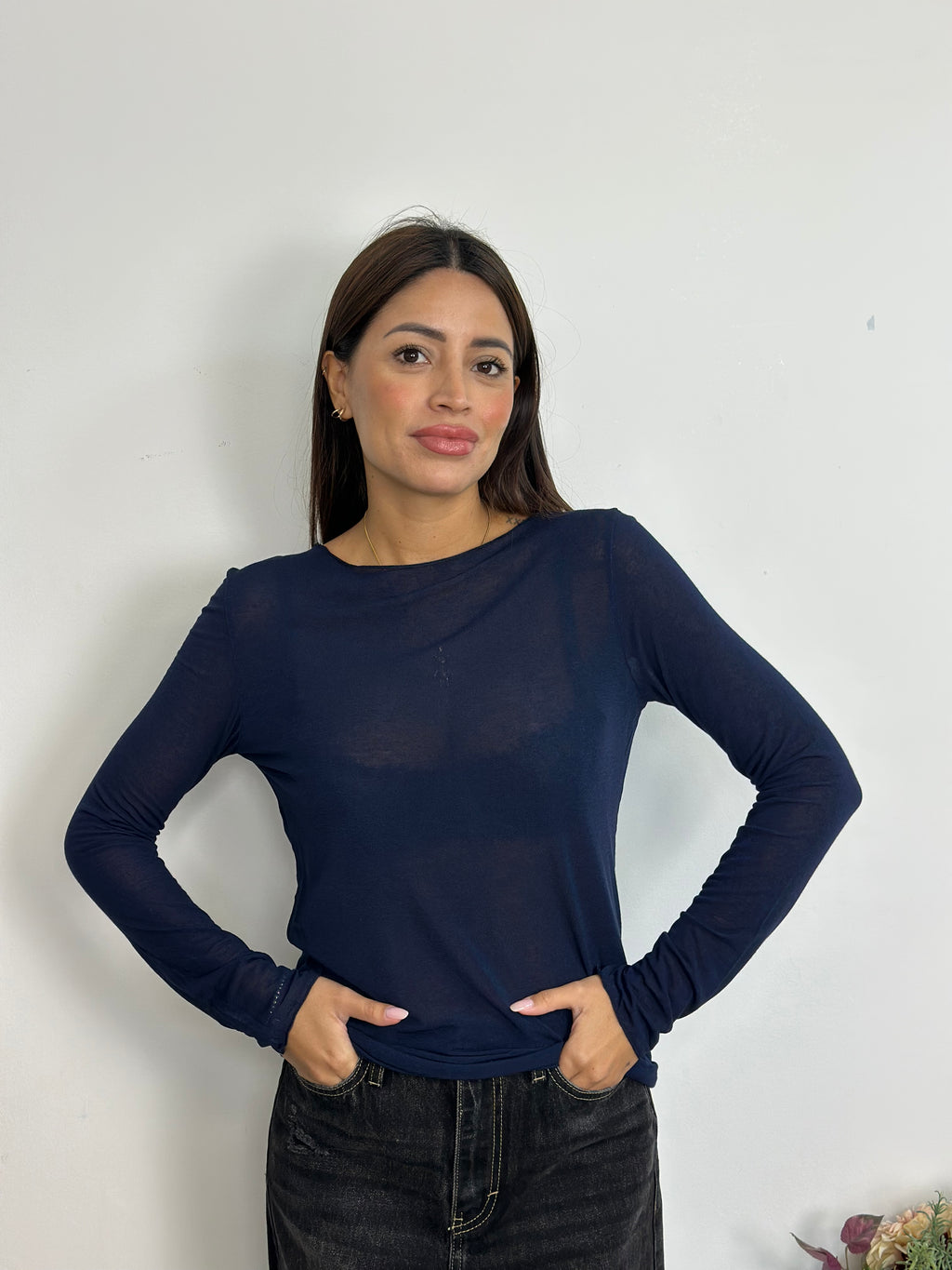 Maglietta Misto Cashmere Over