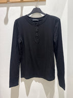Maglia Lumina con Bottoni Felpata