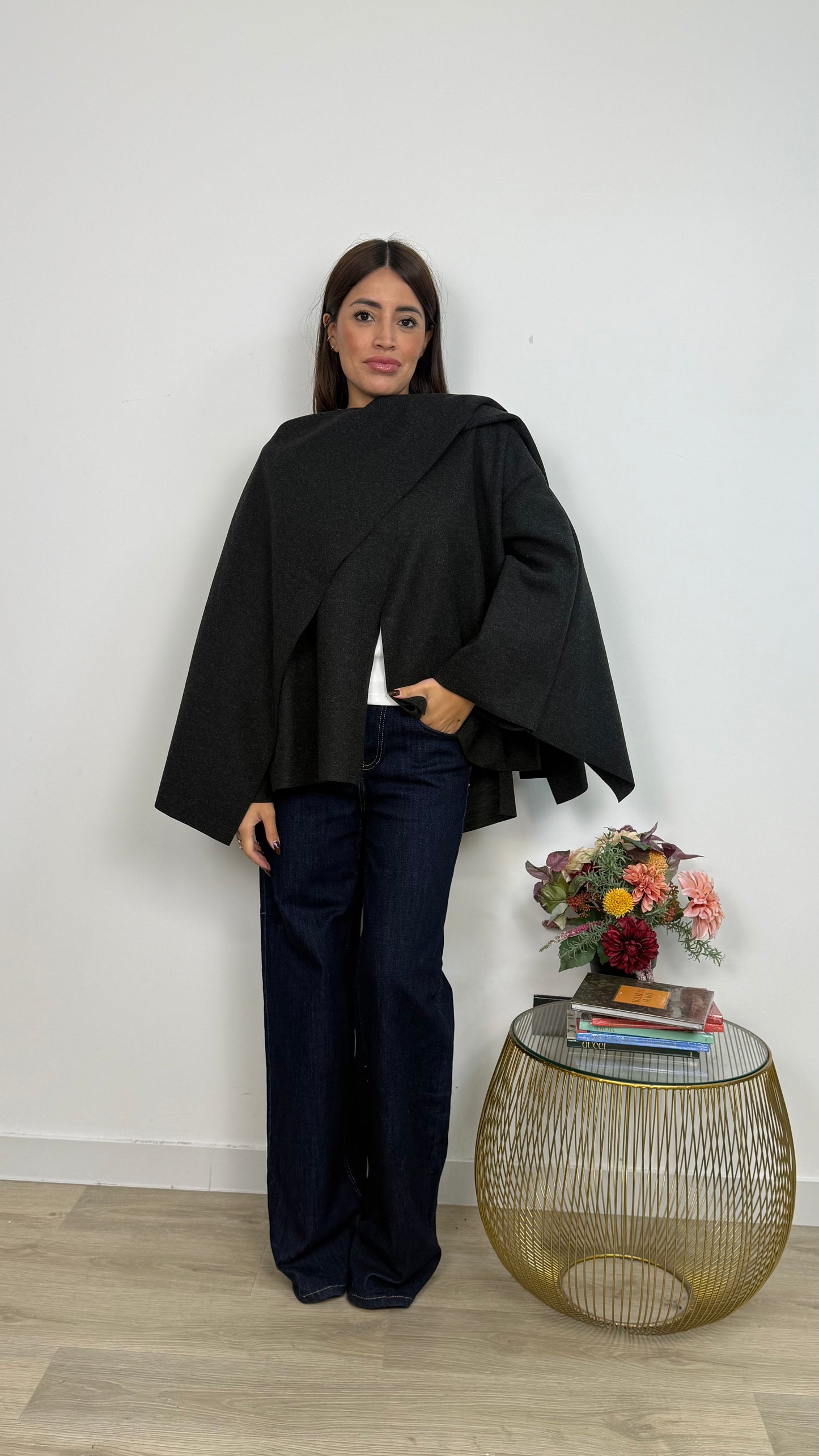 Giacca Mantello in Panno