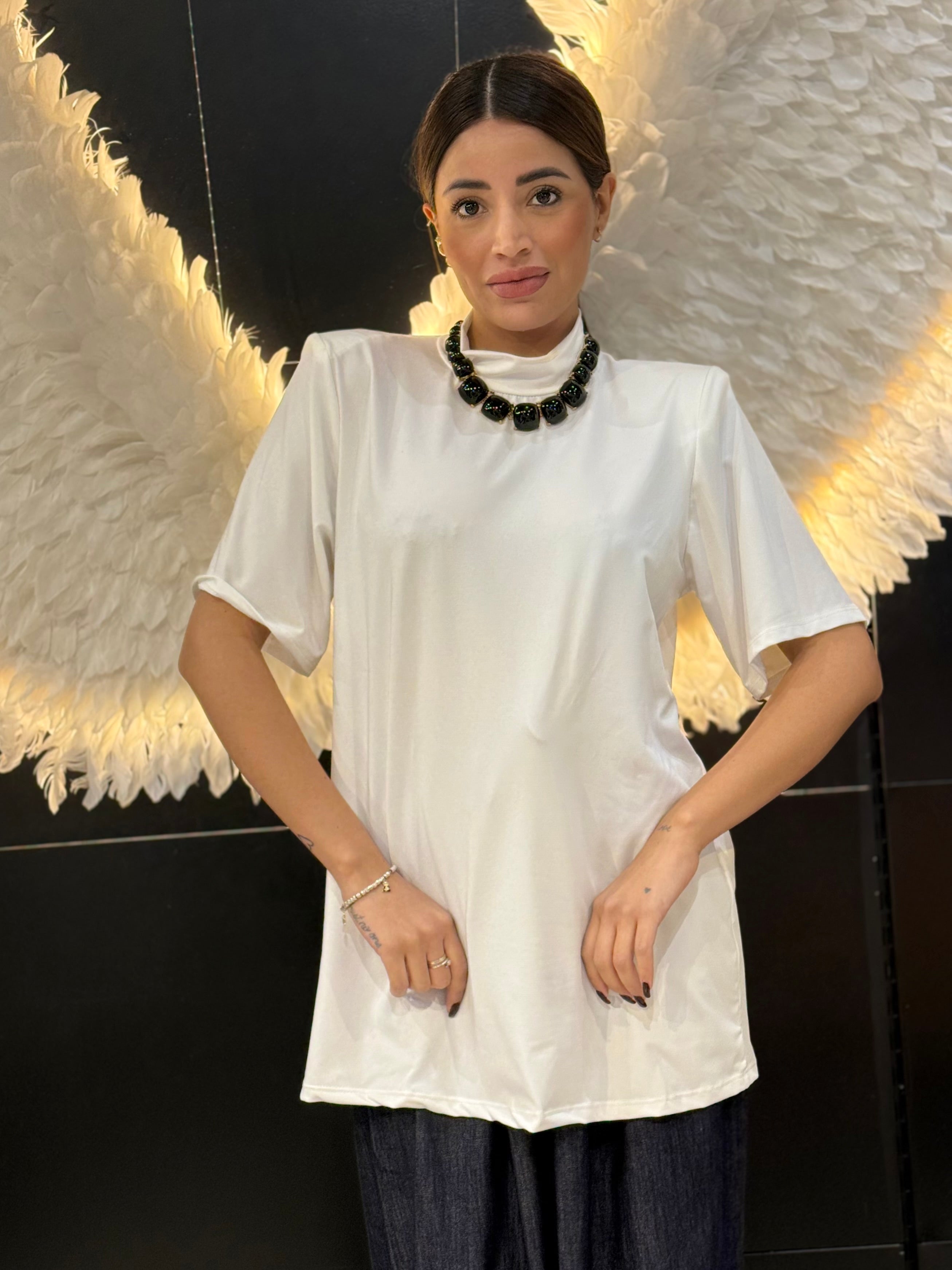 Maxi Maglia Lupetto con Spallone