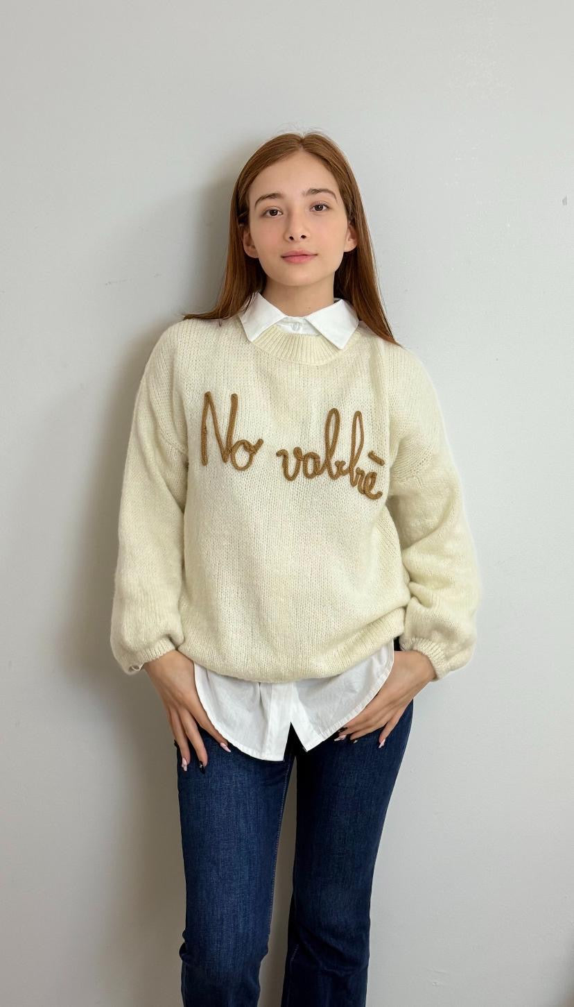 Maglione misto lana no vabbè