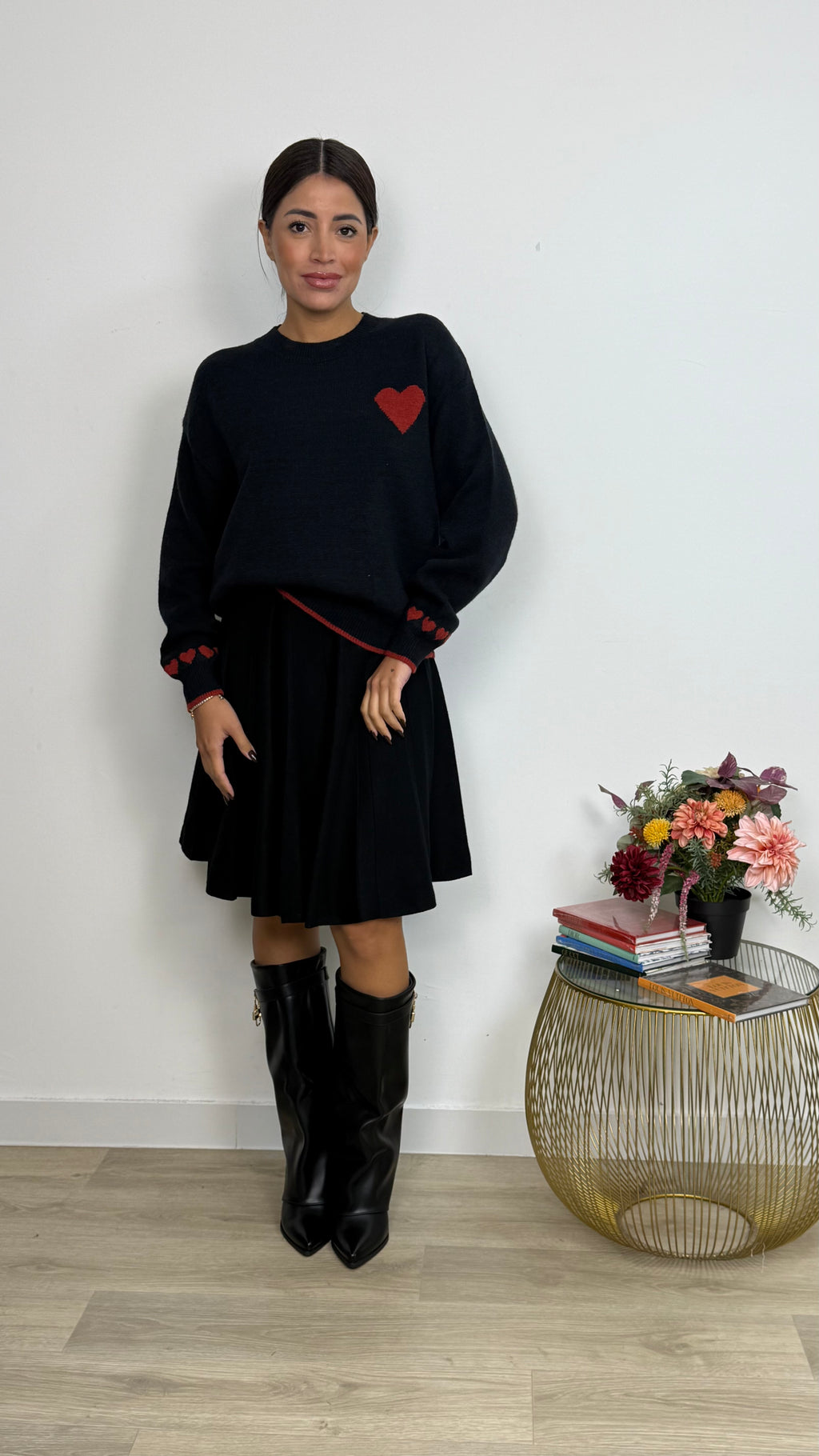 Gonna in Maglia Plissetata