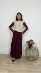 Gilet misto lana