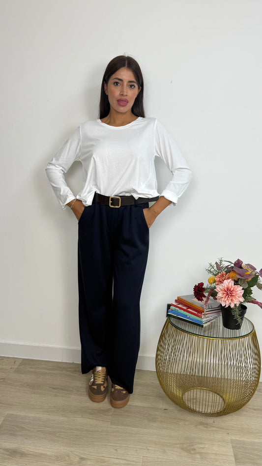 Pantalone gamba dritta over