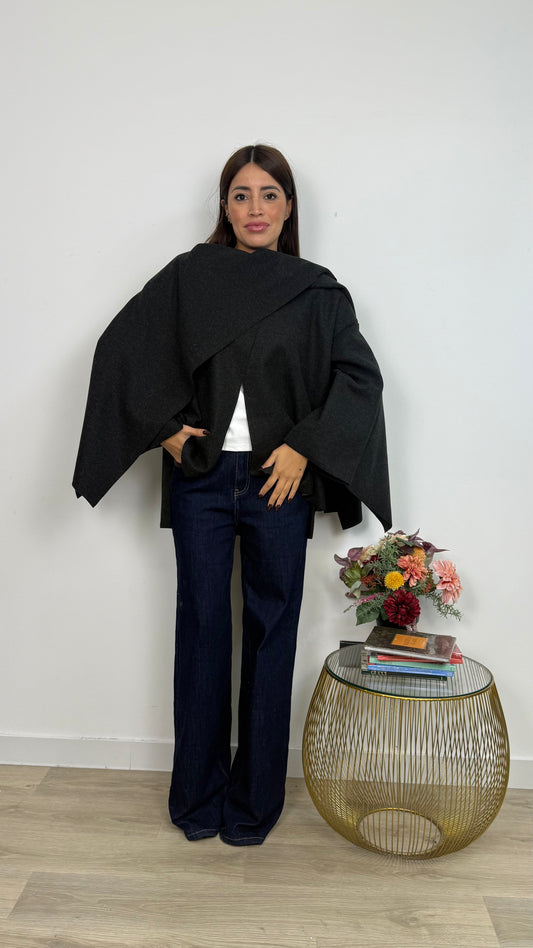 Giacca Mantello in Panno