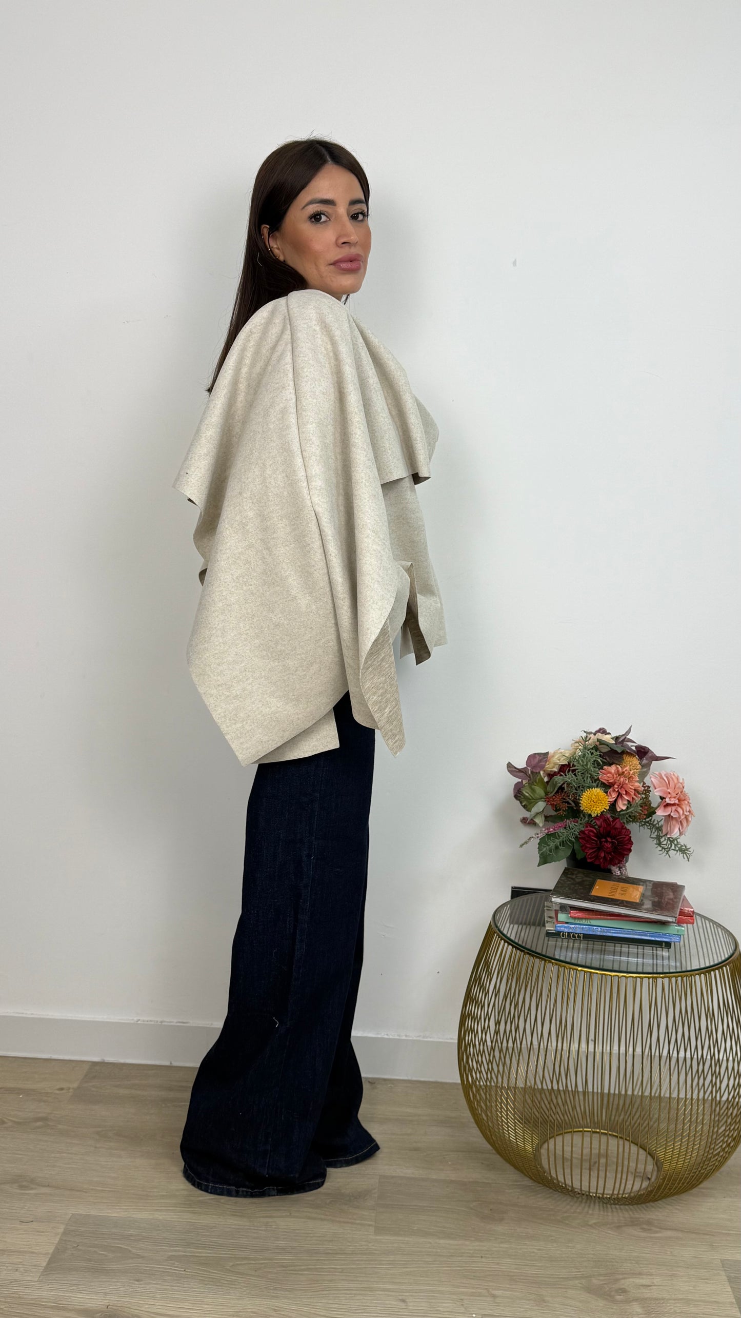 Giacca Mantello in Panno