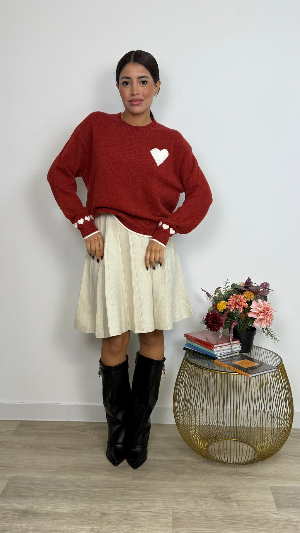 Gonna in Maglia Plissetata