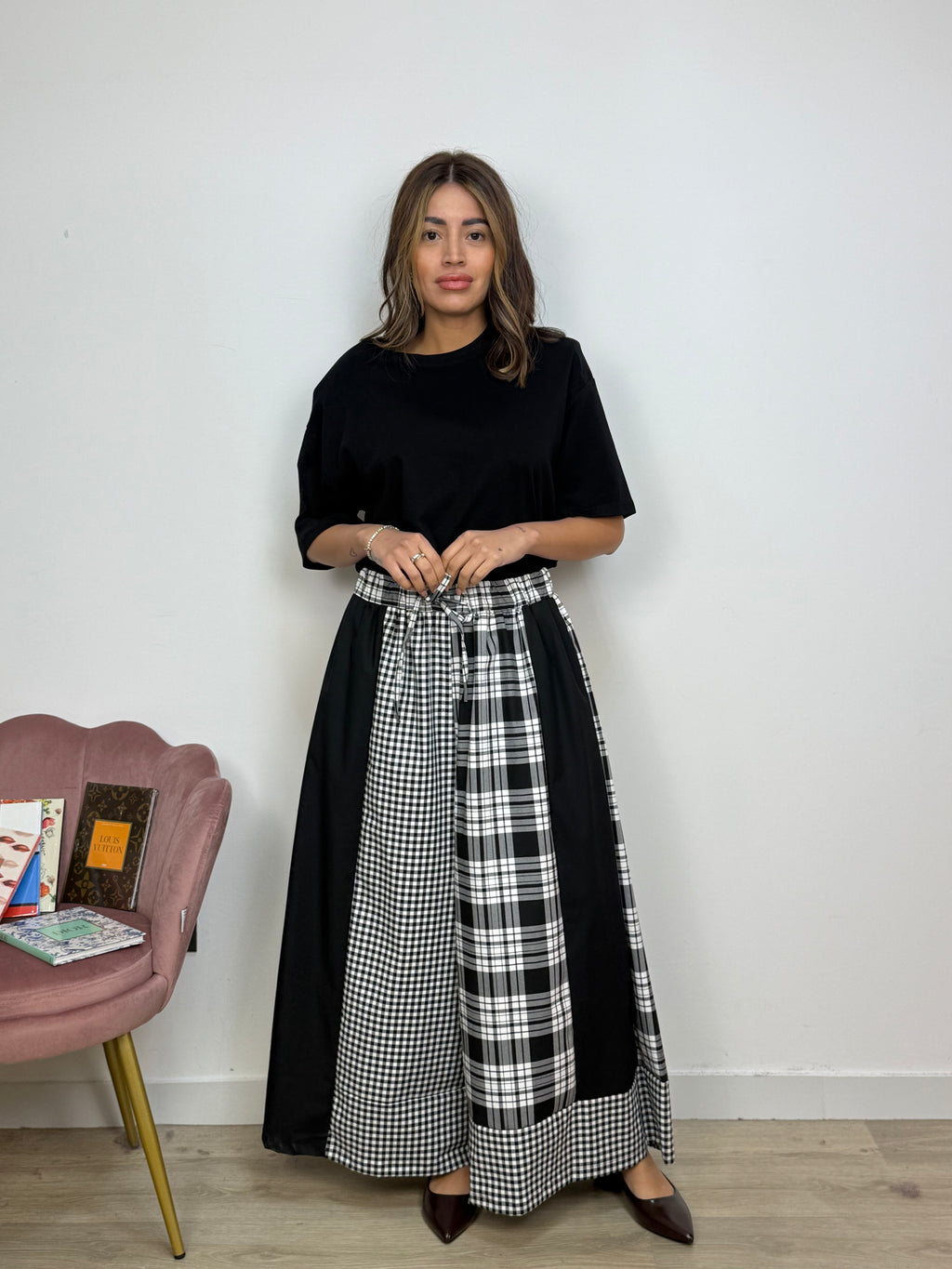 Pantalone Quadretti Wendy Trendy