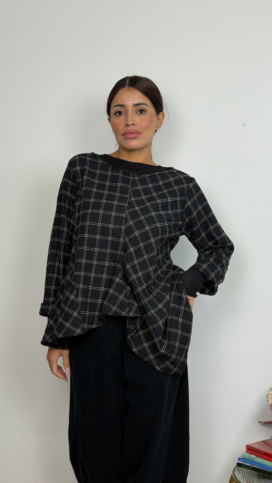 Maglia Assimetrica Fantasia Wendy Trendy