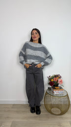 Jeans Ballon Grigio