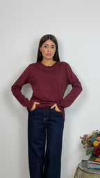 Maglia Over Girocollo Lumina
