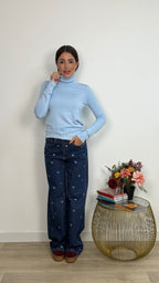 Jeans Brillantino Cuoricini