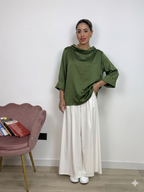 Maglia Scollo ad Anello in Raso