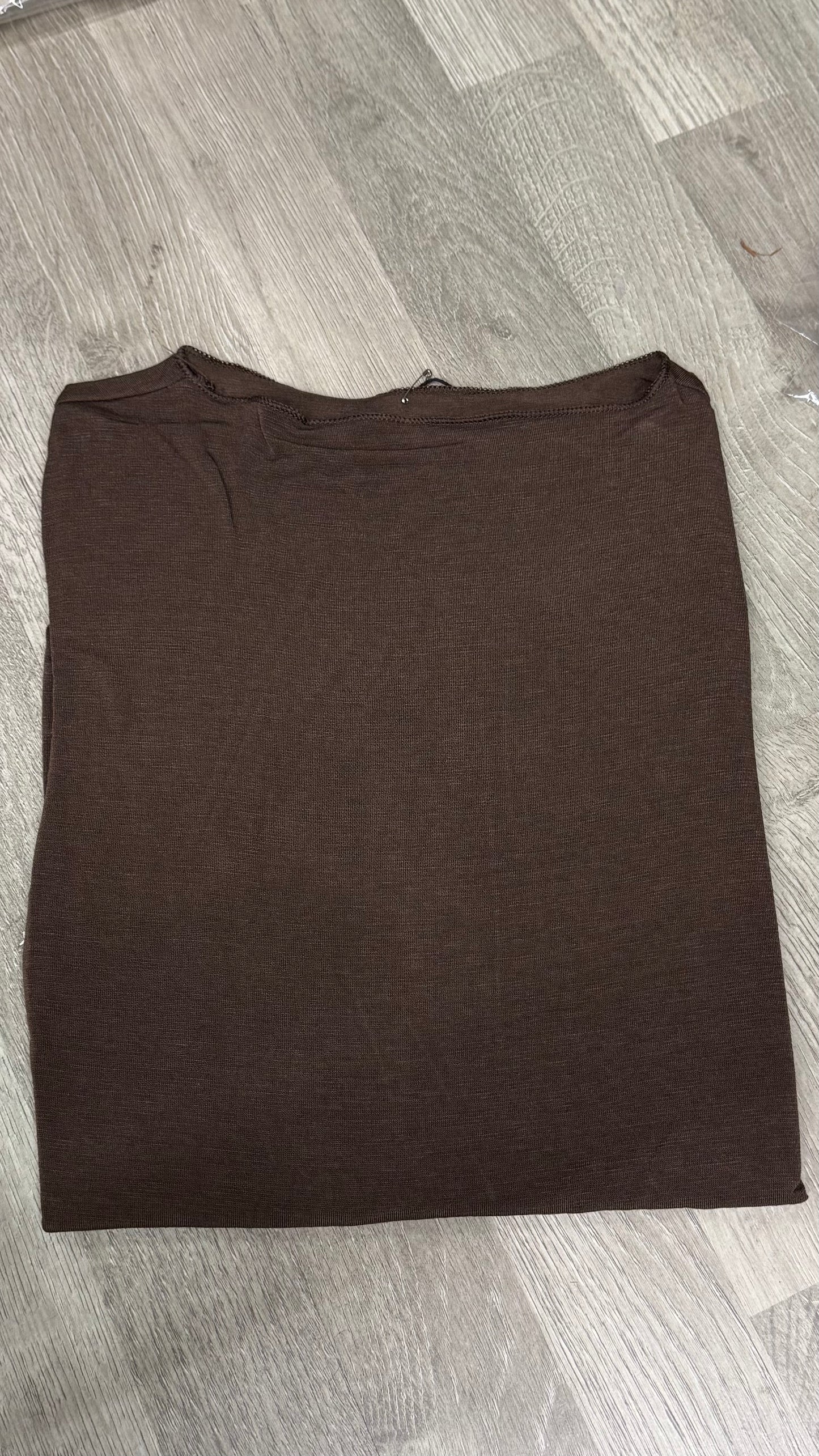 Maglietta girocollo con misto cashmere