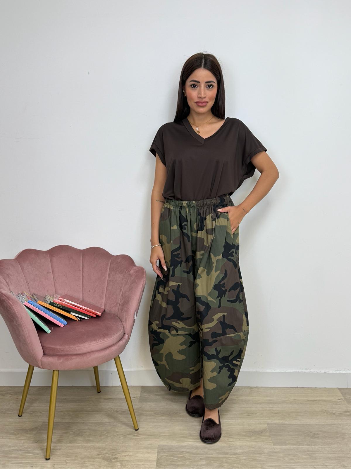 Pantalone Palloncino  Militare Estiva