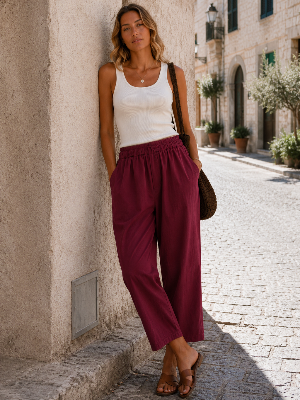 Pantalone Estivo Elasticizzato