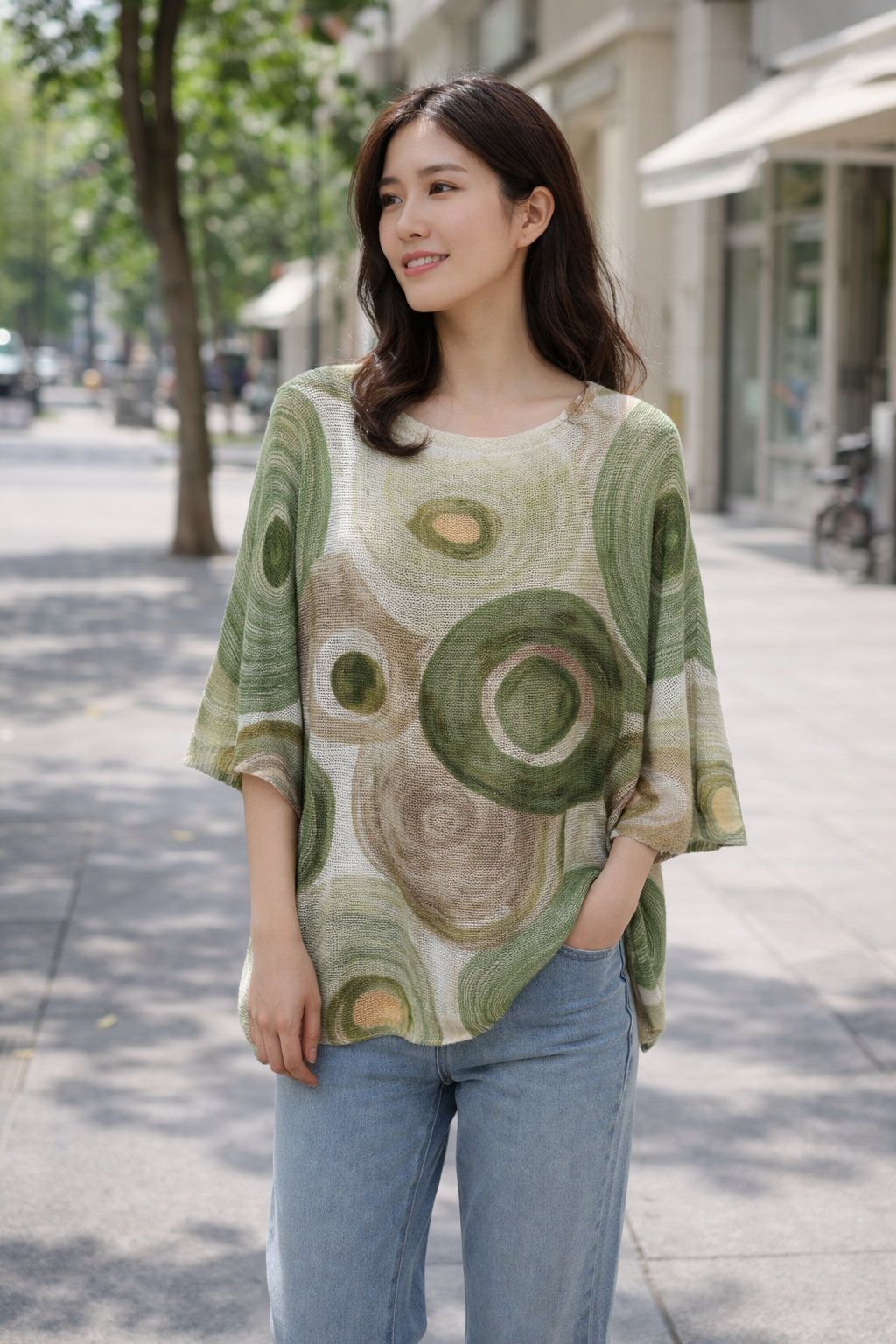 Maglia Spalle Cadenti Lari