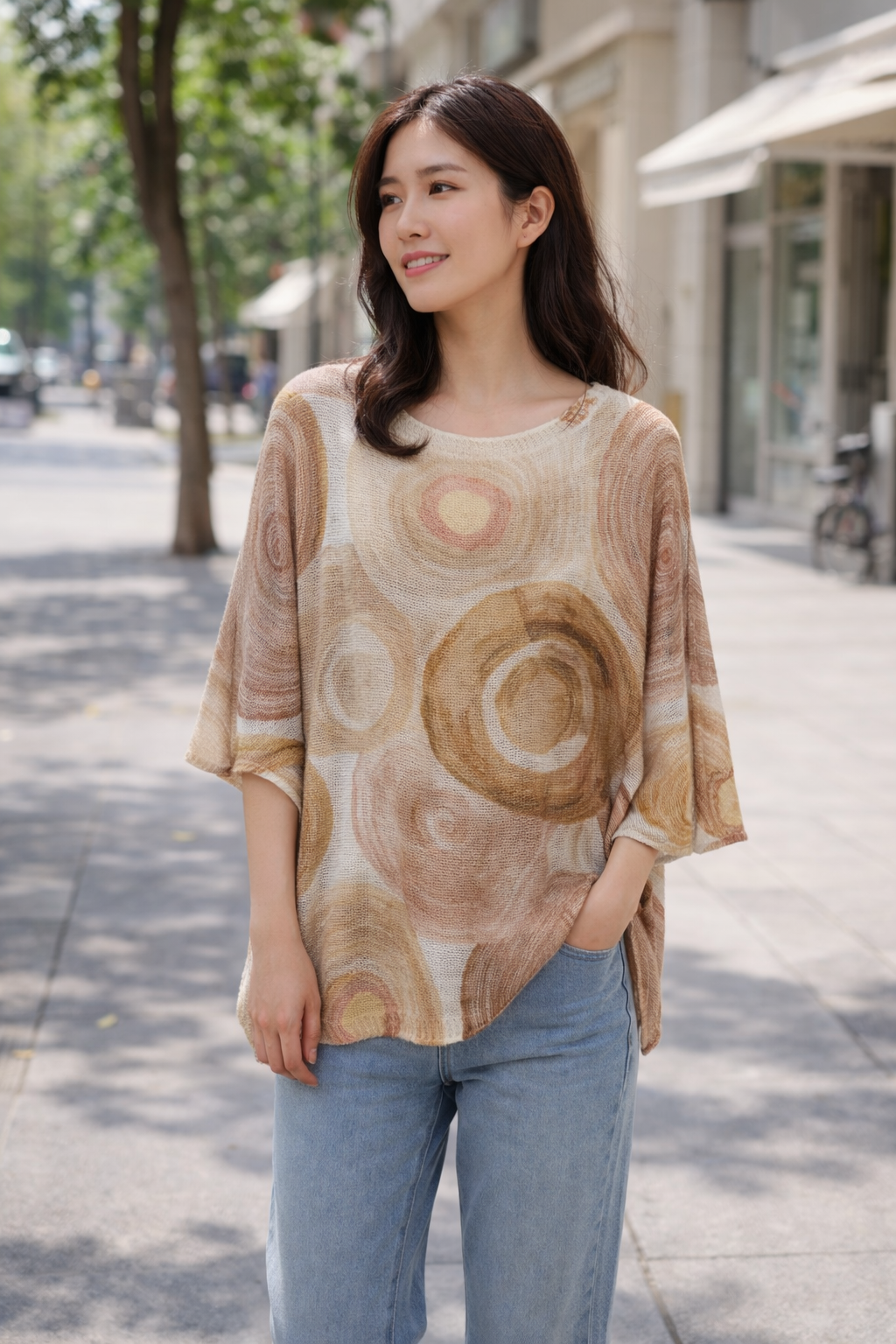 Maglia Spalle Cadenti Lari