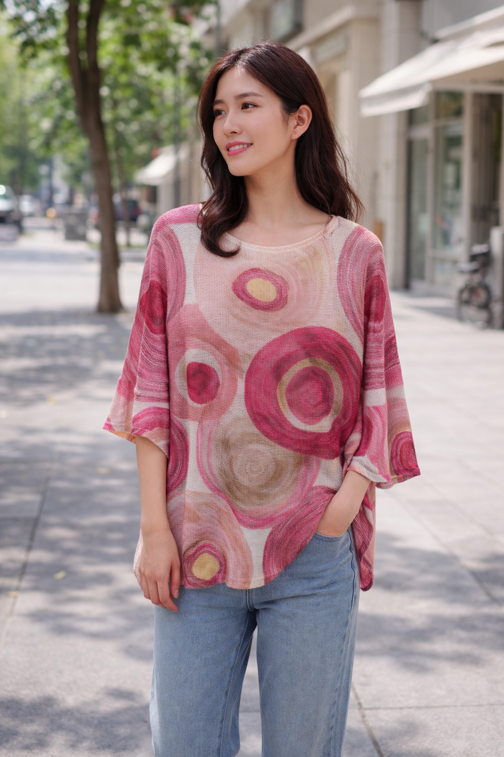 Maglia Spalle Cadenti Lari