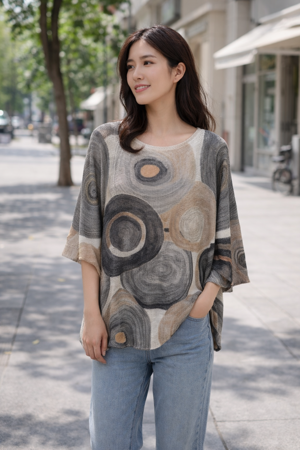 Maglia Spalle Cadenti Lari