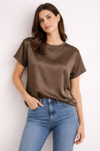 T-Shirt in Raso Simple