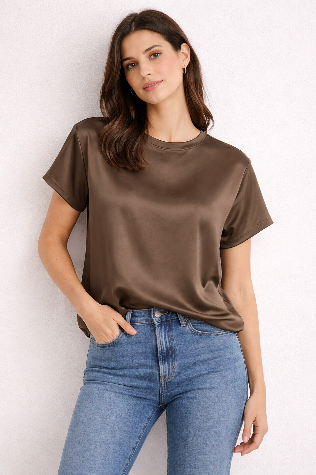 T-Shirt in Raso Simple