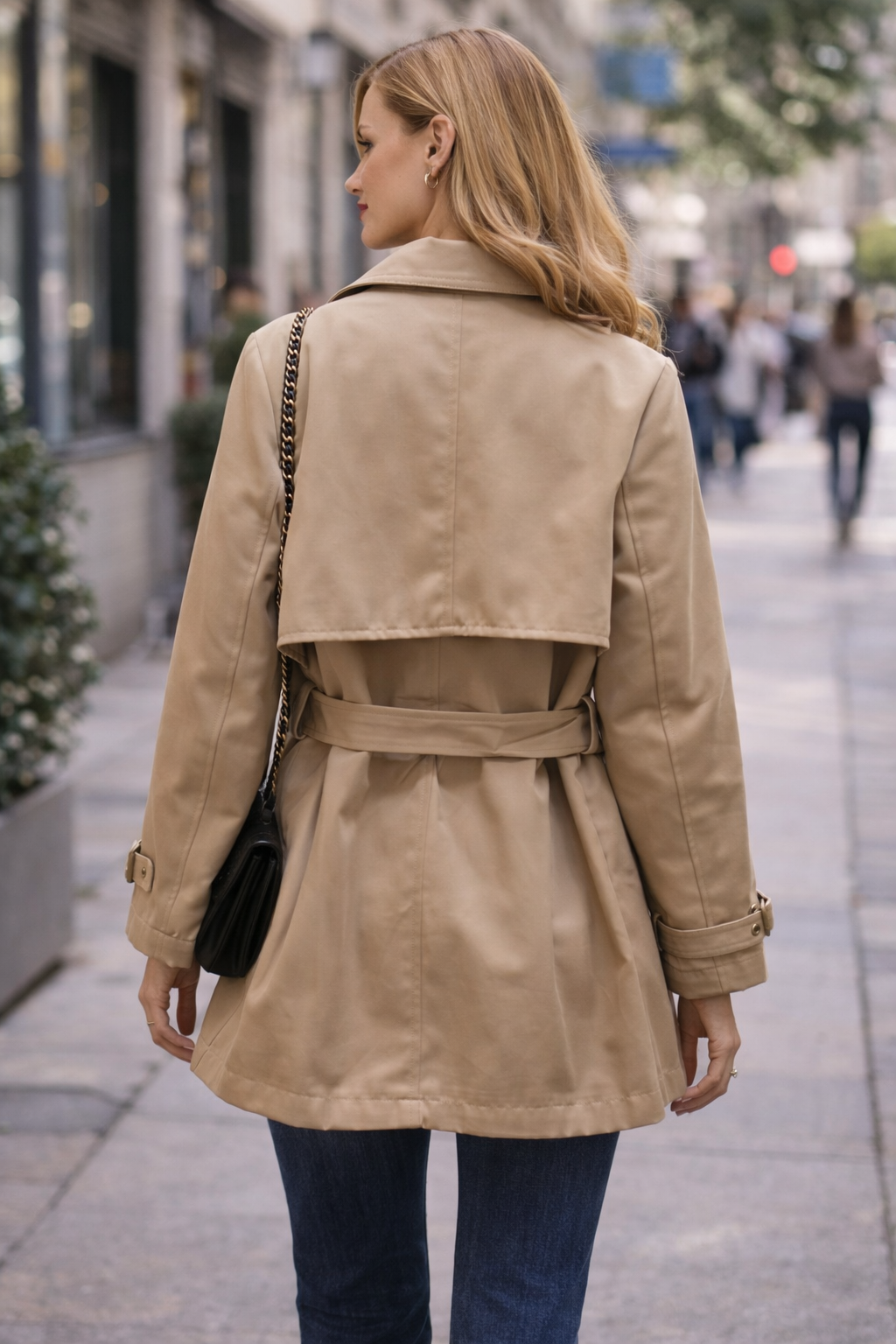 Trench corto Simple