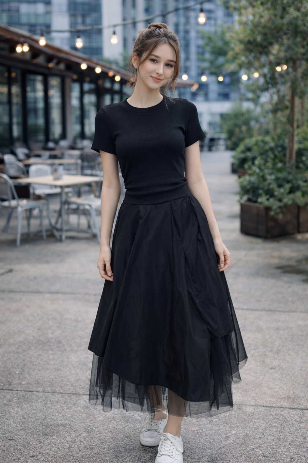 Gonna con Tulle Interno