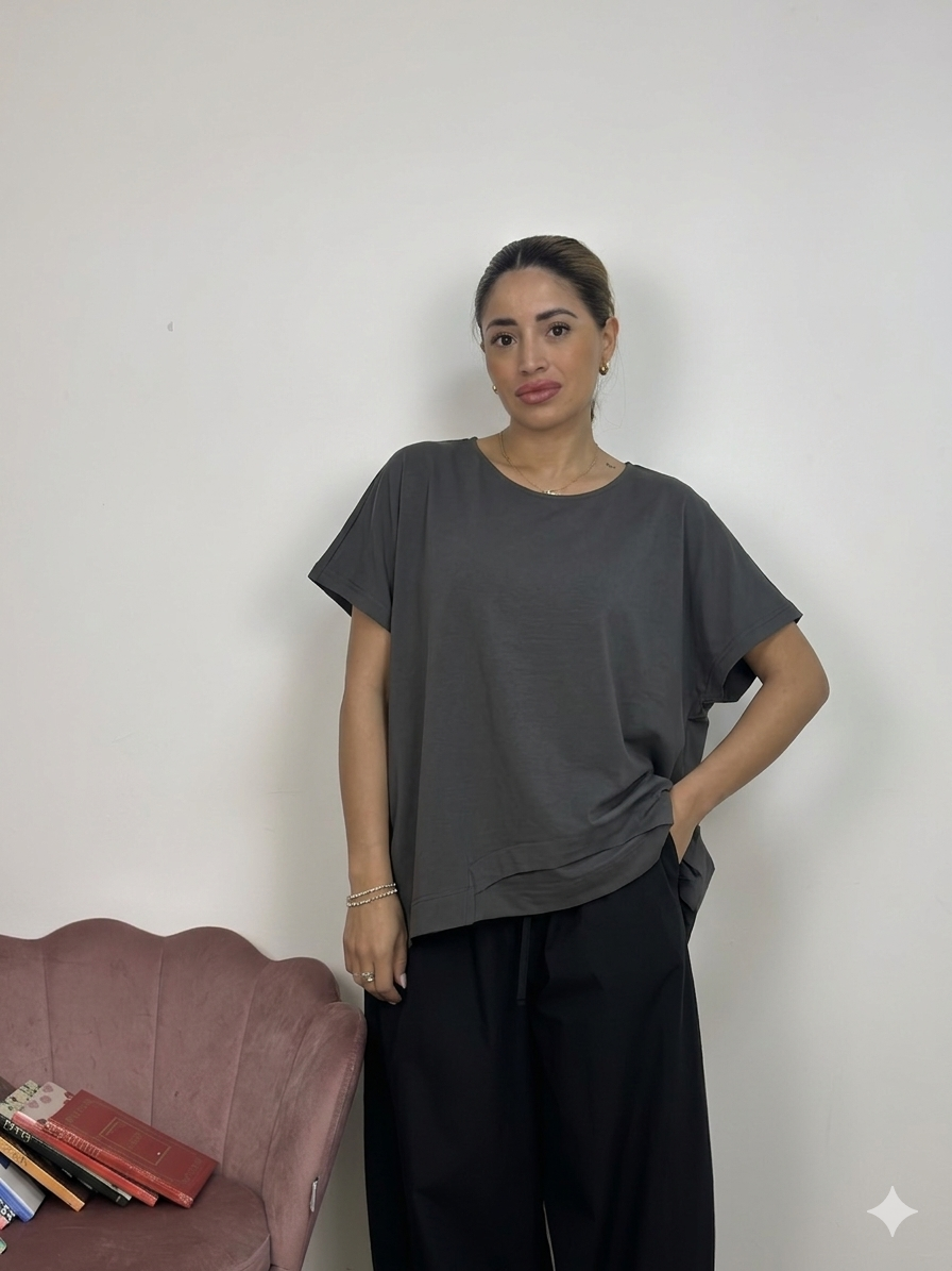 Maglia Over Asimmetrica Wendy Trendy