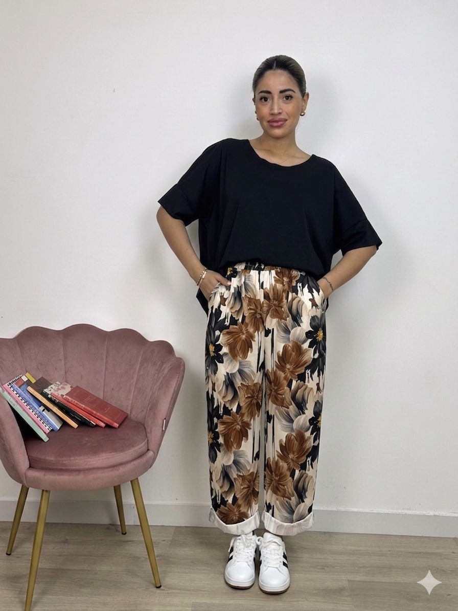 Pantalone 158C Fantasia Colorata