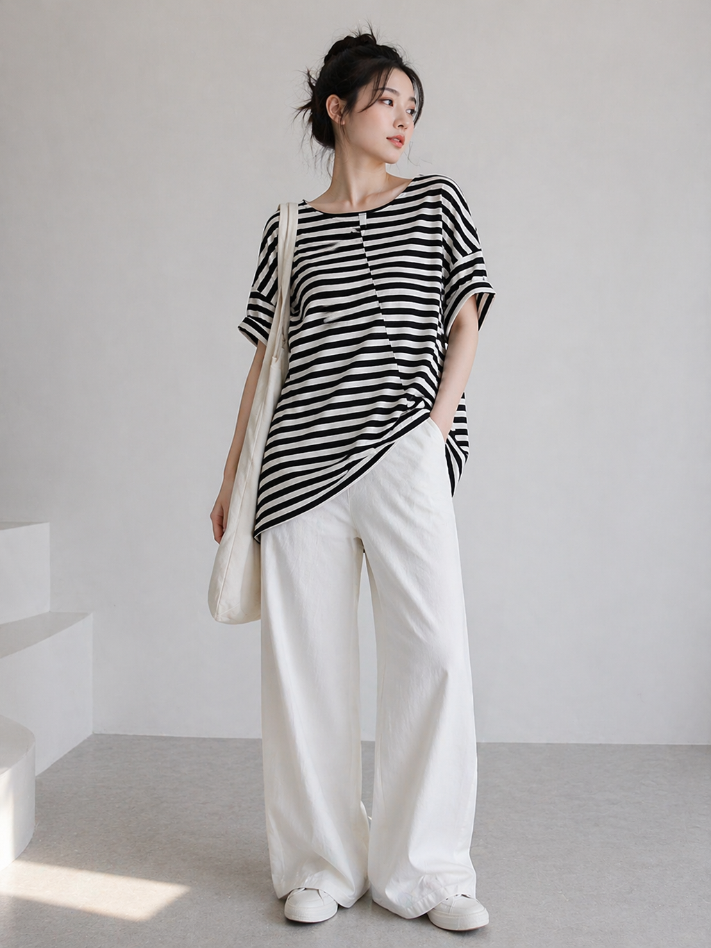 Maglia Over Asimmetrica Sun Sun
