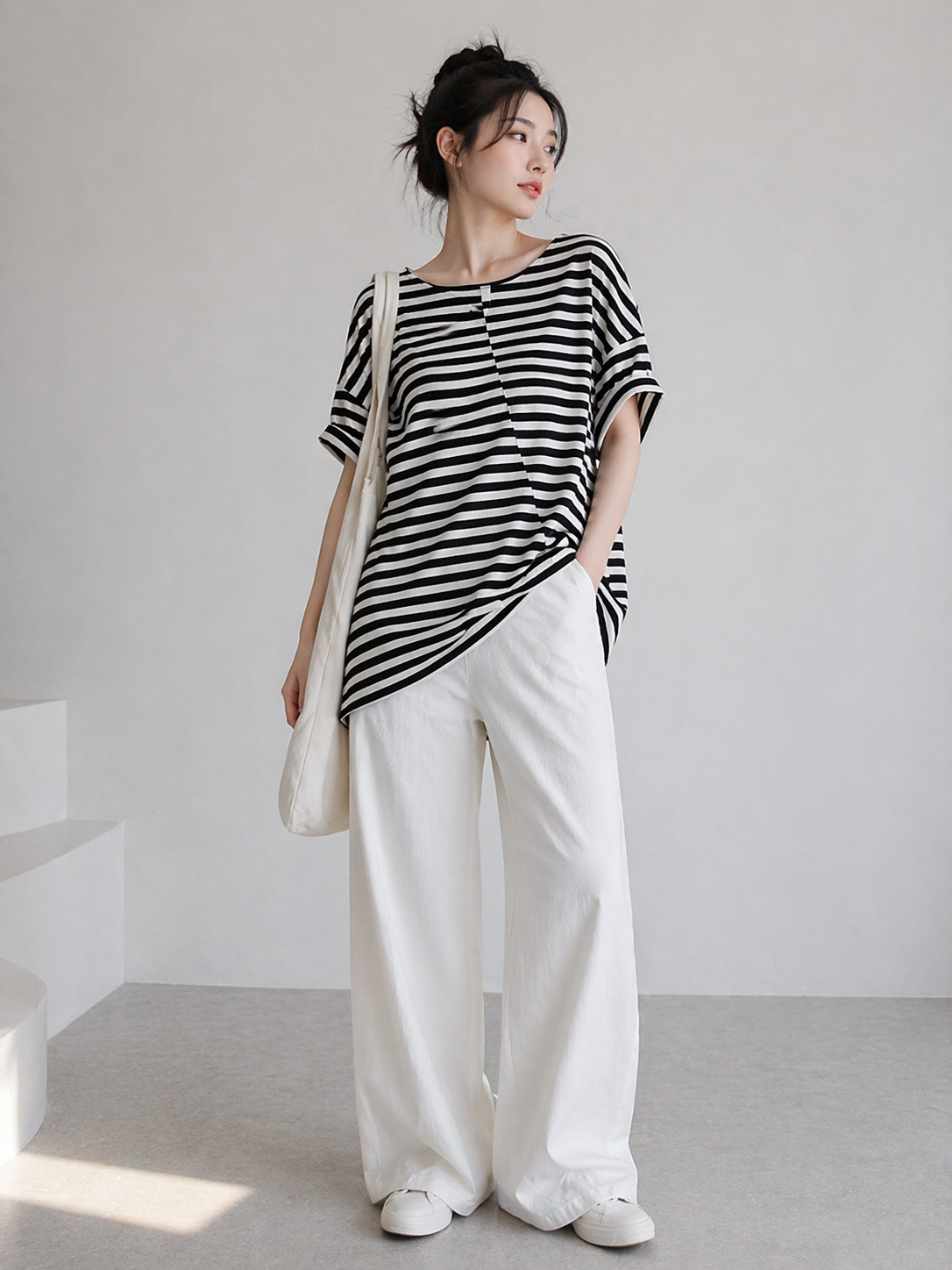 Maglia Over Asimmetrica Sun Sun