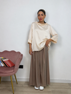 Maglia Scollo ad Anello in Raso