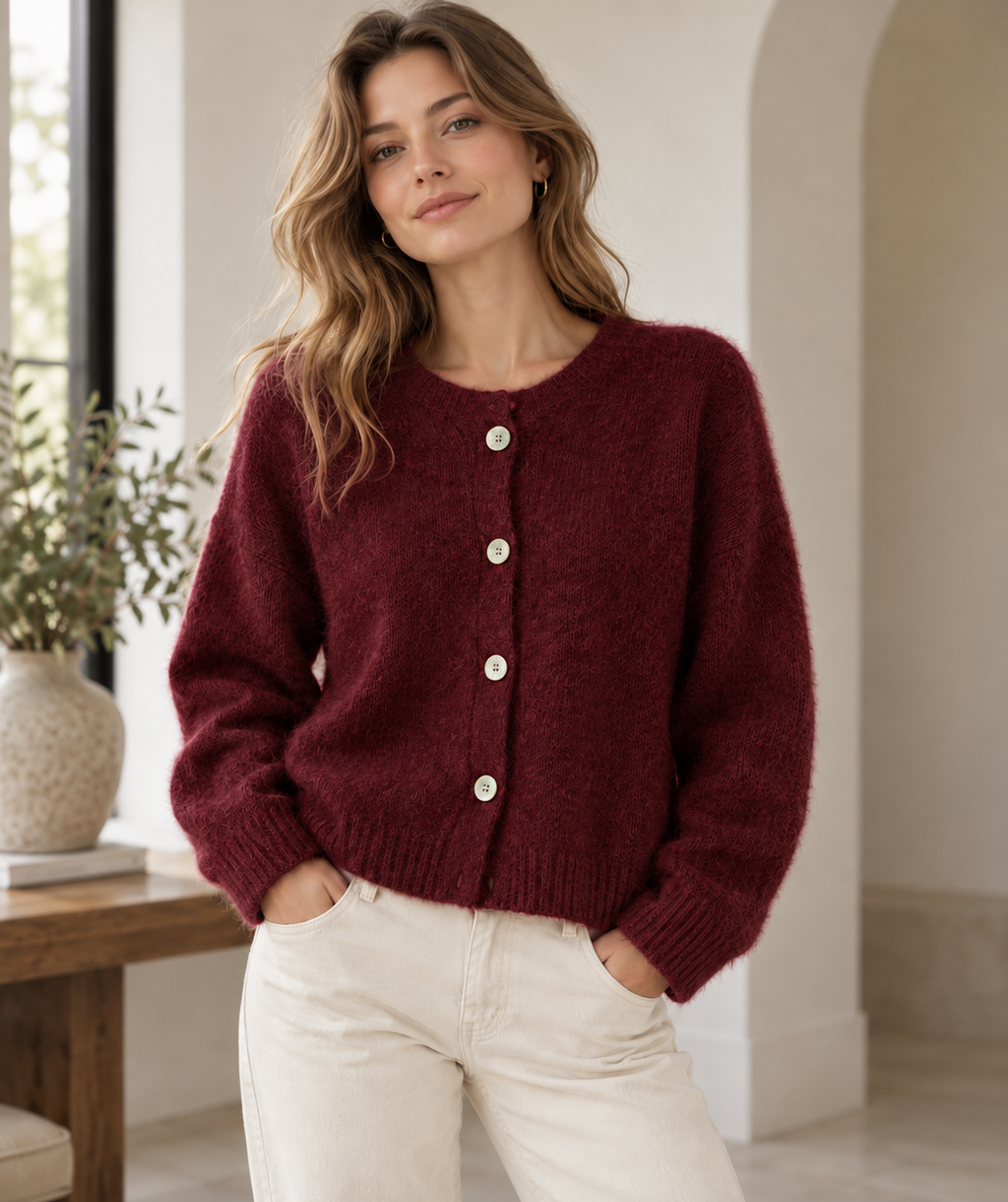 Maglione Chiusura a Bottoni