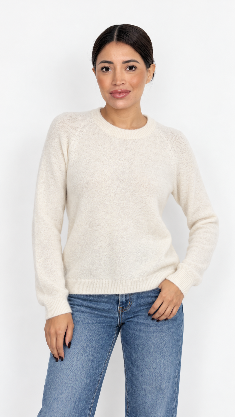 Maglione girocollo alpaca