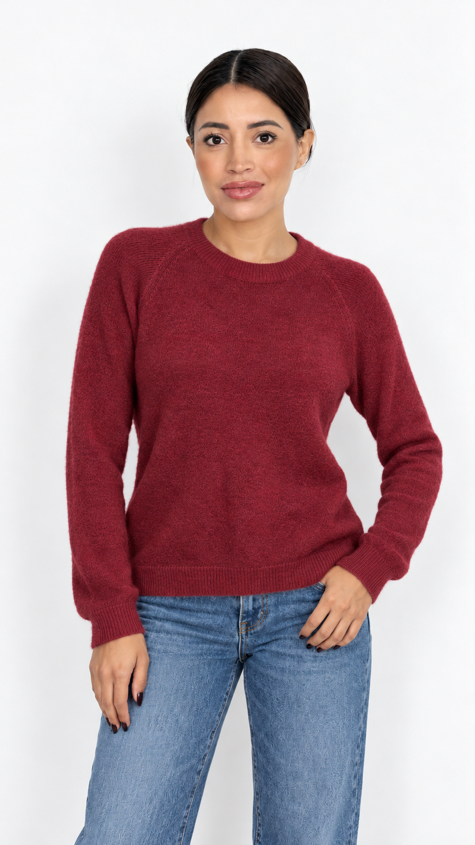 Maglione girocollo alpaca