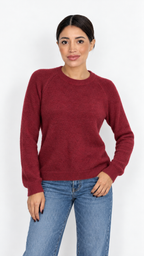 Maglione girocollo alpaca
