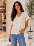 T-Shirt Basic Scollo a V