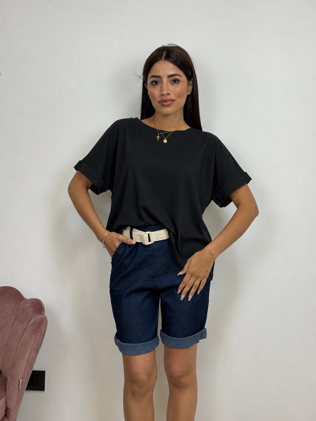 Maglia Simple con Retro a Bottoni