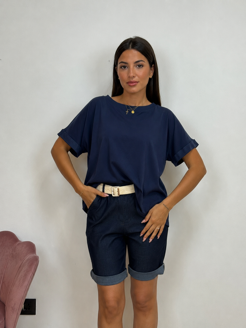 Maglia Simple con Retro a Bottoni