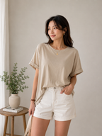 Maglia Simple con Retro a Bottoni