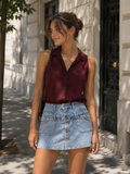 Gonna pantaloncino in jeans